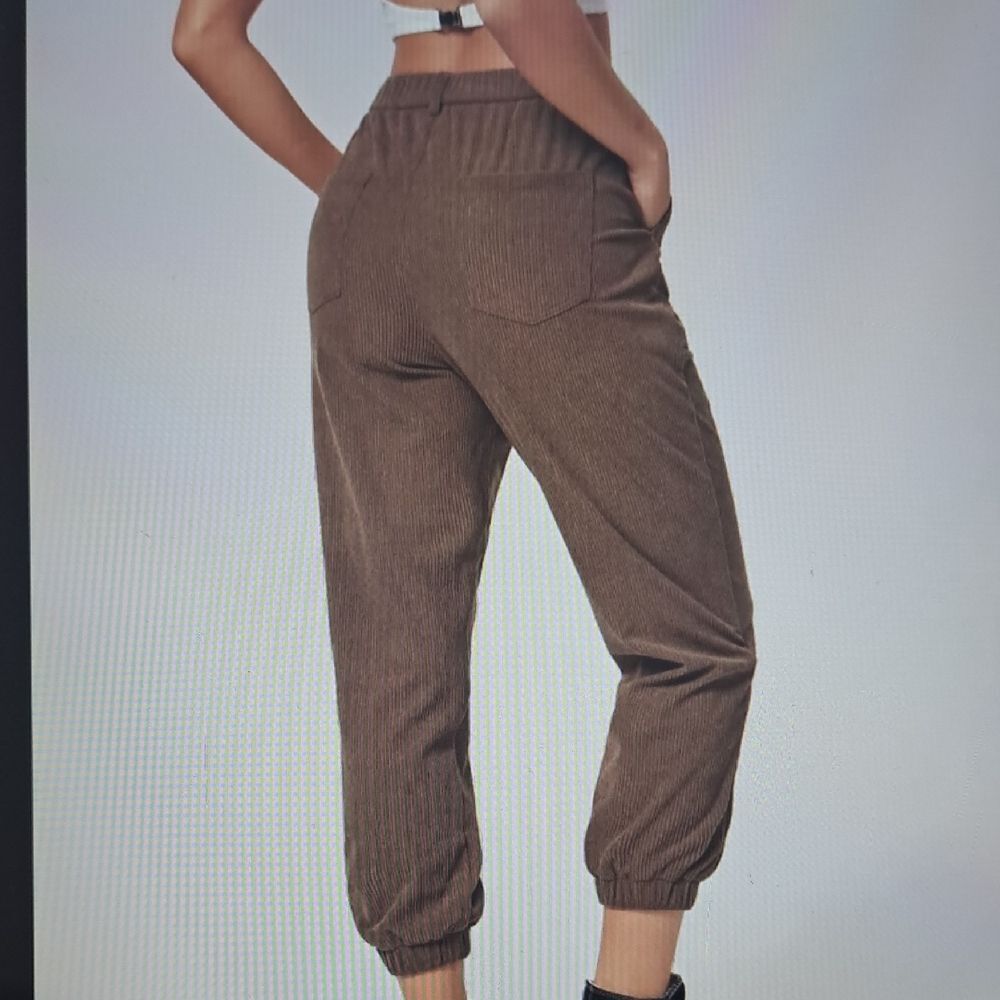 SMALL HALARA MIDRISE CORDUROY CASUAL JOGGERS